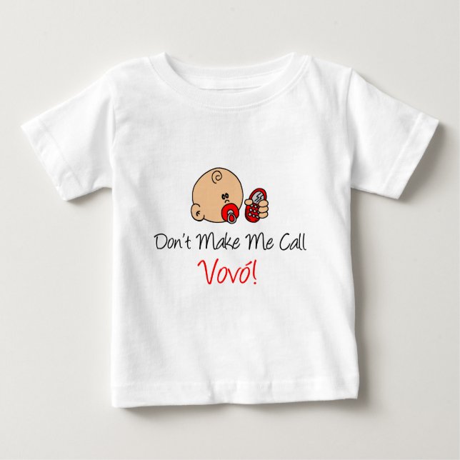 Keine Vovo-Anrufe (Oma) Baby T-shirt (Vorderseite)