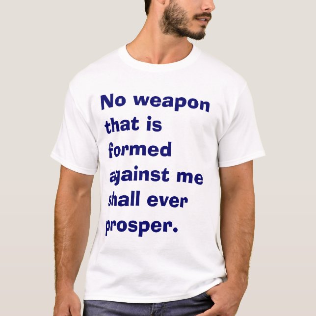 KEINE WAFFE ERWEITERT SICH T-Shirt (Vorderseite)