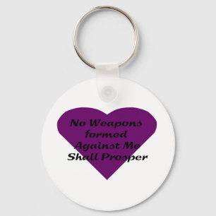 Keine Waffen, die gegen mich gebildet werden, Schlüsselanhänger