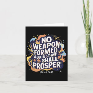 Keine Waffen, die gegen mich gebildet wurden, soll Karte