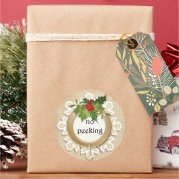 Keine Weihnachten pinkeln Runder Aufkleber