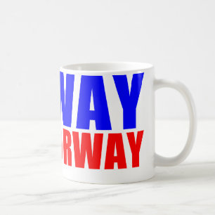 KEINE WEISE ABER NORWEGEN TASSE