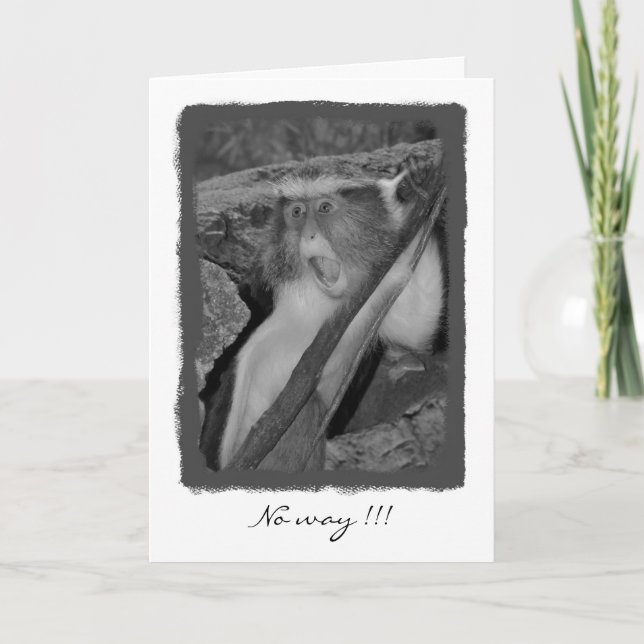 Keine Weise, Geburtstag! Karte (Vorderseite)