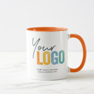Keine Werbeartikel, Tasse für Farblogos