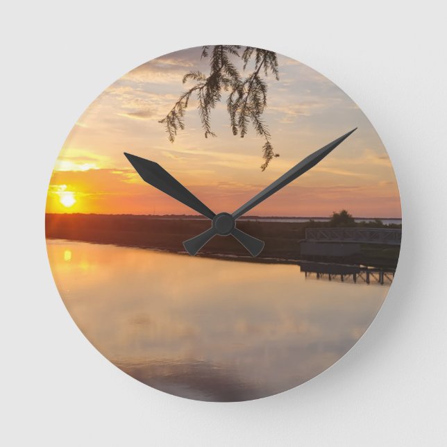 KEINE WORTE RUNDE WANDUHR (Vorderseite)