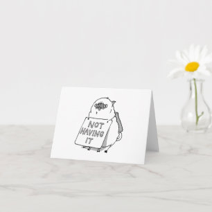 Keine wütende Mops-Karte Karte