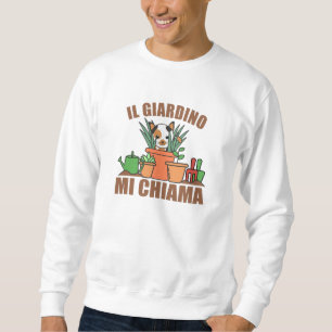 Keine Zeit Der Garten ruft Niedlichen Katzengärtne Sweatshirt