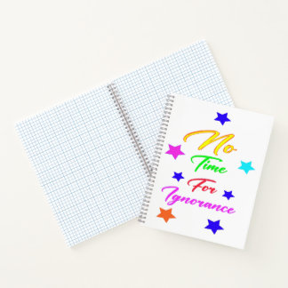 Keine Zeit für Unwissenheit Notizbuch