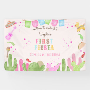 Keine Zeit, um zu siesta fiesta mexican ersten Geb Banner