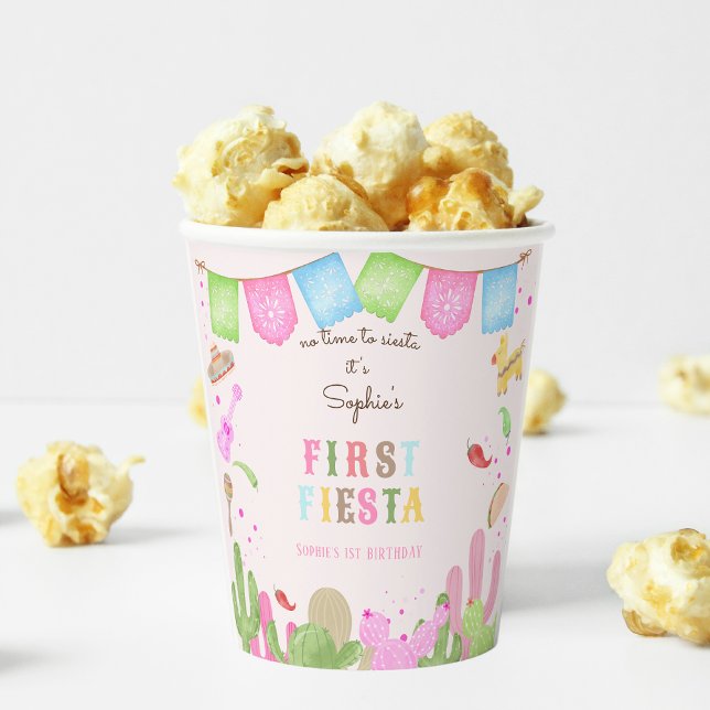 Keine Zeit, um zu siesta fiesta mexican ersten Geb Pappbecher (Von Creator hochgeladen)