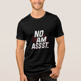 🔥 Keine Zielhilfe – Competitive Gamer Typografie Tri-Blend Shirt