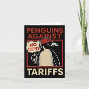Keine Zölleistungen Pinguin-Residenzen protestiere Karte