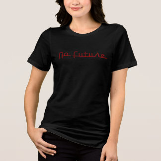 Keine Zukunft (rot) Tri-Blend Shirt