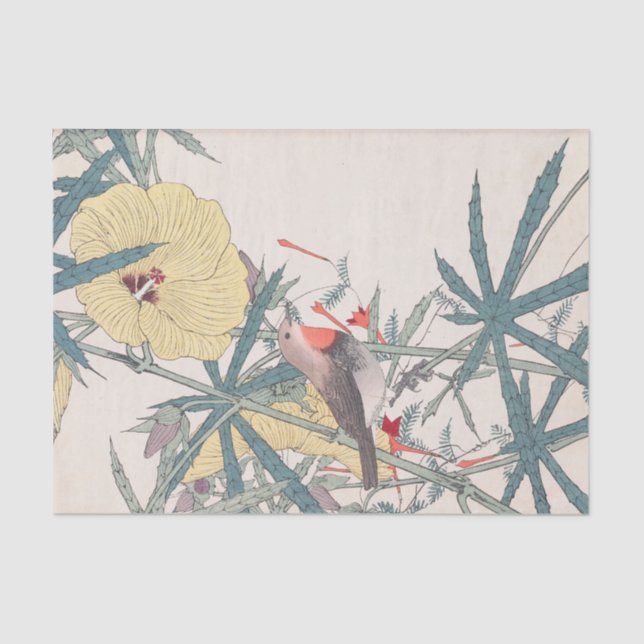 Keinen Kachō Gafu, Pl.31, von Imao Keinen Seidenpapier (Vorderseite)