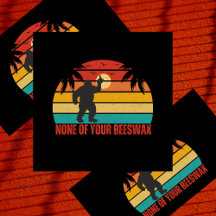 Keiner deiner Bärenwachs-Bigfoot-Mittelfinger