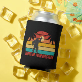 Keiner deiner Bärenwachs-Bigfoot-Mittelfinger Dosenkühler