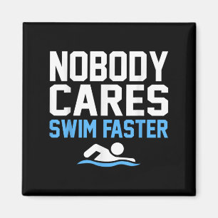 Keiner kümmert sich darum, schneller schwimmen zu  magnet