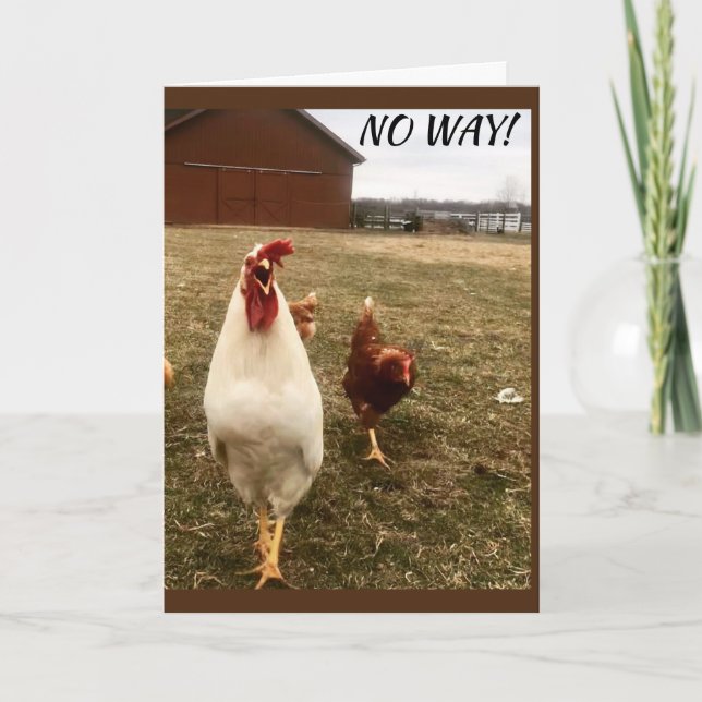 KEINESFALLS KANN MAN KEINE "80"-KARTE SEIN KARTE (Vorderseite)