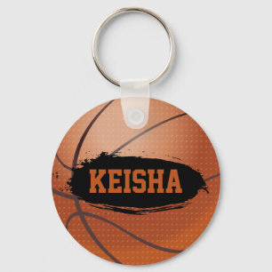 Keisha Grunge Basketball Schlüsselkette / Schlüsse Schlüsselanhänger