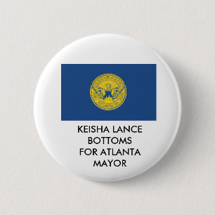 KEISHA LANCE BOTTOME FÜR ATLANTA MAYOR BUTTON