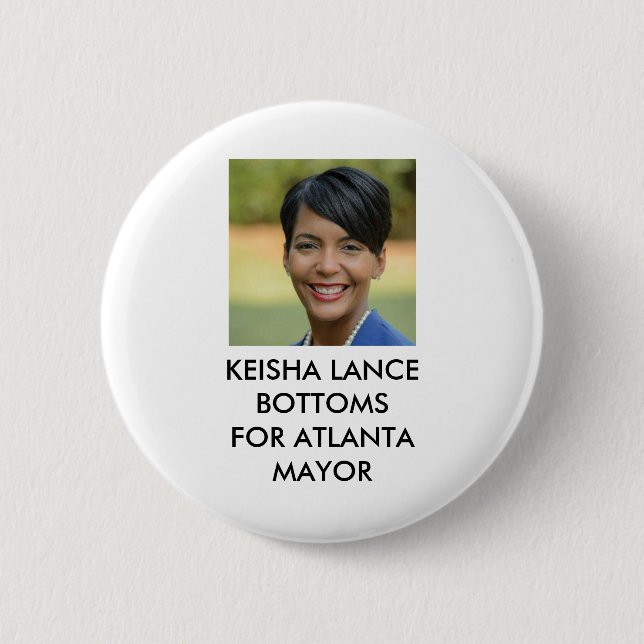 KEISHA LANCE BOTTOME FÜR ATLANTA MAYOR BUTTON (Vorderseite)