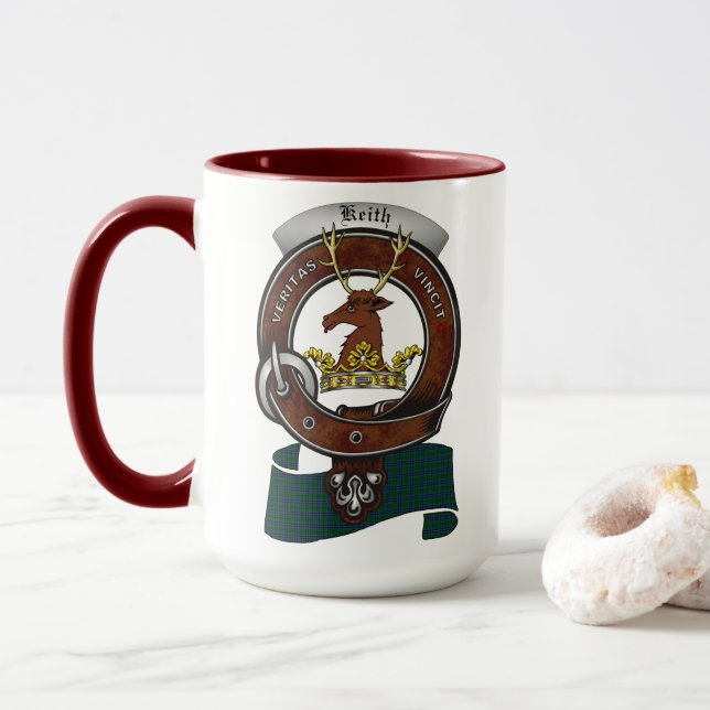 Keith Clan Abzeichen Combo 15oz Tasse (Mit Donut)