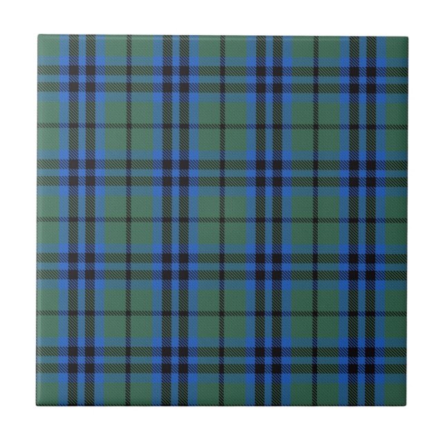 Keith Clan Scottish Tartan Kariertes Muster Fliese (Vorderseite)