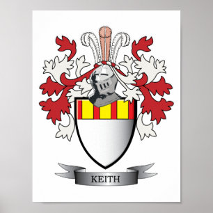 Keith-Familienwappen-Wappen Poster