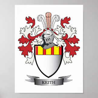Keith-Familienwappen-Wappen Poster