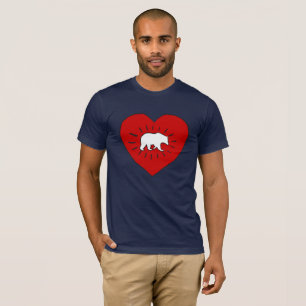 Keith Haring-Art-Bärn-Herz T-Shirt