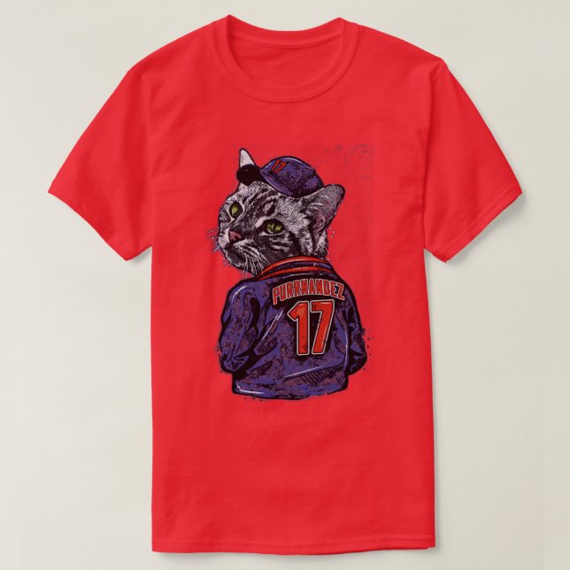 Keith Hernandez New York M Purrnandez Jacket T-Shirt (Design vorne)