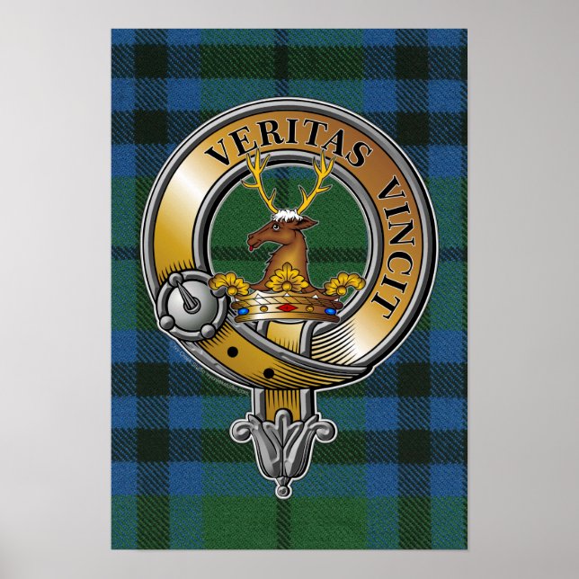 Keith Tartan & Abzeichen Poster (Vorne)
