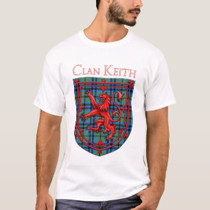 Keith Tartan Scottish Kariert Lion Rampant T-Shirt