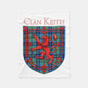 Keith Tartan Scottish Plädoyer Lion Rampant Fleecedecke