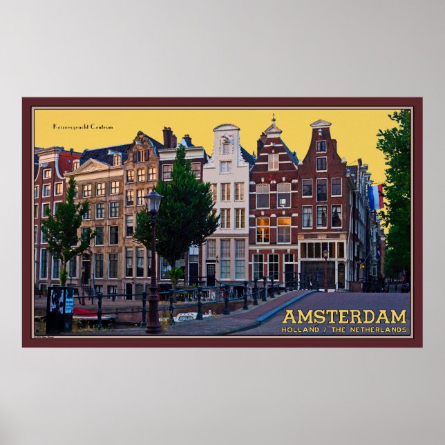 Keizersgracht Centrum Poster (Vorne)