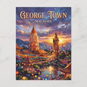 Kek Lok Si Tempel Malaysia Postkarte