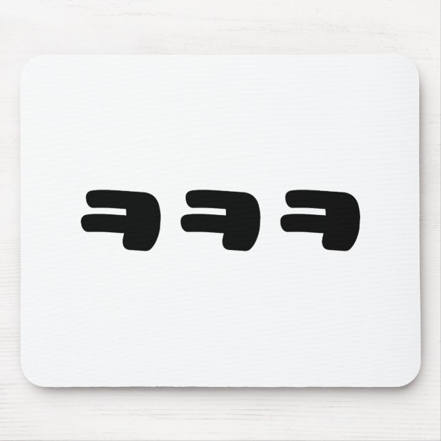 KEKEKE ㅋ ㅋ ㅋ Slang Mousepad (Vorne)