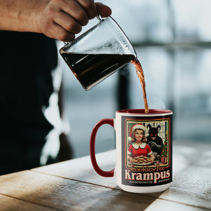 Keks für Krampus Frohe Krampus Weihnachten Horror Tasse