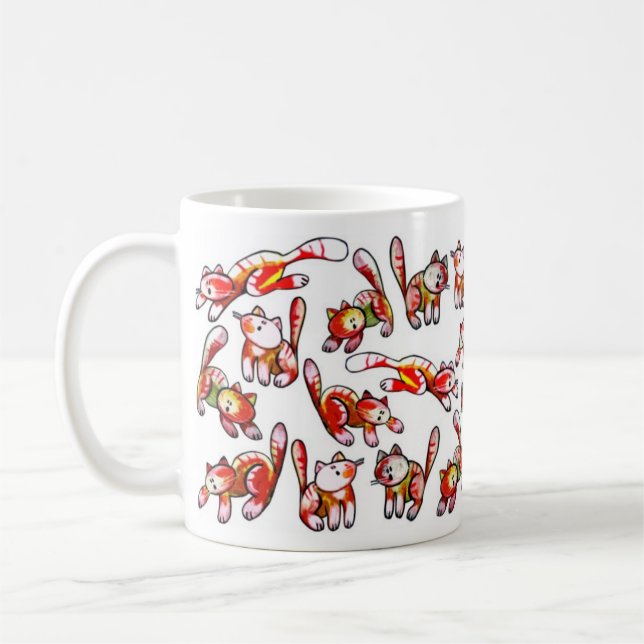 Keks-Katzen-Tasse Kaffeetasse (Links)