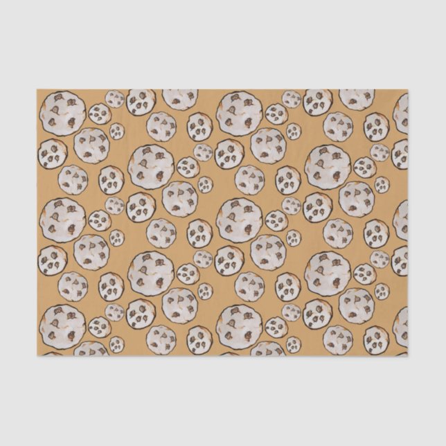 Keks mit Schokolade Seidenpapier (Vorderseite)