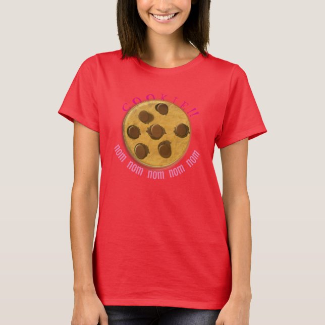 Keks! Nom Nom Nom T - Shirt (Vorderseite)