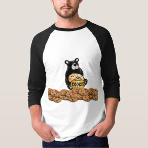 Keks Süßigkeiten Dessert Essen Süß Tier Bär Lecker T-Shirt