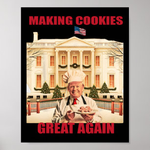 Keks wieder großartig machen Funny Trump Nimm Amer Poster