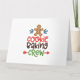 Keksbacken Crew Weihnachten Karte