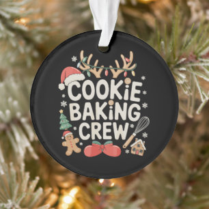 Kekse-Back-Crew-Rentier-Geweih-Lebkuchen Ornament