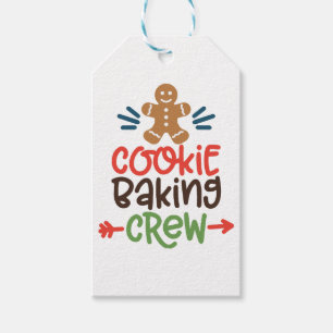 Kekse-Back-Crew Weihnachten Geschenkanhänger