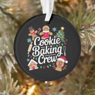 Kekse-Back-Crew Weihnachten Lebkuchen-Rentier Ornament