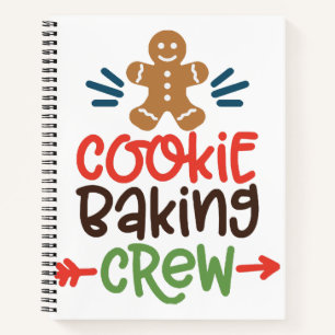 Kekse-Back-Crew Weihnachten Notizbuch