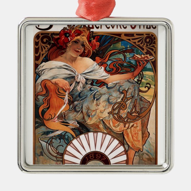 Kekse Lefevre-Utile Silbernes Ornament (Vorne)