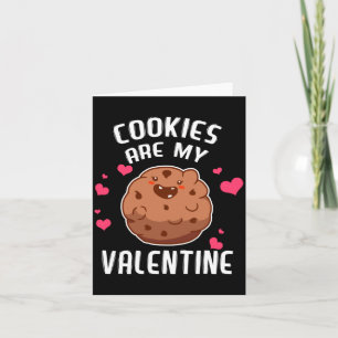 Kekse sind mein Valentinstag-Schokoladenbiskuitbäc Karte
